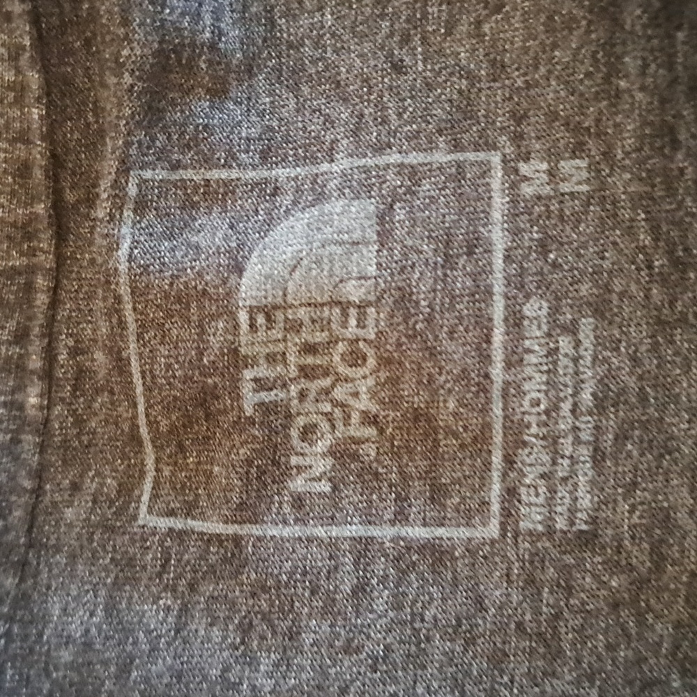 The North Face Men's SS Half Dome Tri-Blend Tee- TNF Dark Grey Heather - Size: M - Picture 6 of 8